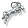 Kelley And Company 3D Jumper Key Ring - Silvertone 1 Kelley And Company 3D Jumper Key Ring - Silvertone -Best Equestrian Supplies 305007 800 800