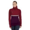 Horseware Women's Nova High Neck - Fig/Rio Red 2 Horseware Women's Nova High Neck - Fig/Rio Red -Best Equestrian Supplies 317355 800 800