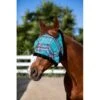 Kensington Fly Mask W/Plush Fleece Trim - Black Ice -Best Equestrian Supplies 334939 800 800