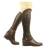 Saxon Equileather Half Chaps - Brown -Best Equestrian Supplies 344161 800 800