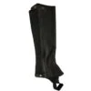 Ovation Kids' Pro Topgrain Half Chaps - Black -Best Equestrian Supplies 345045 800 800