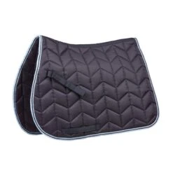 Saxon Element Quilted All Purpose Saddle Pad - Navy/Blue