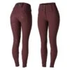 Horze Women's Desiree High Waist Full Seat Breeches - Sassafras Wine Red -Best Equestrian Supplies 349786 800 800