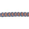 Western Rawhide 5/8" Braided Leather Barrel Racer Reins - Blue -Best Equestrian Supplies 360510 800 800