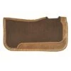 Western Rawhide Buckstitch Felt Pad - Dark Brown/Tan -Best Equestrian Supplies 360519 800 800
