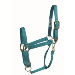 Western Rawhide Signature Classic Halter W/Snap - Emerald Green