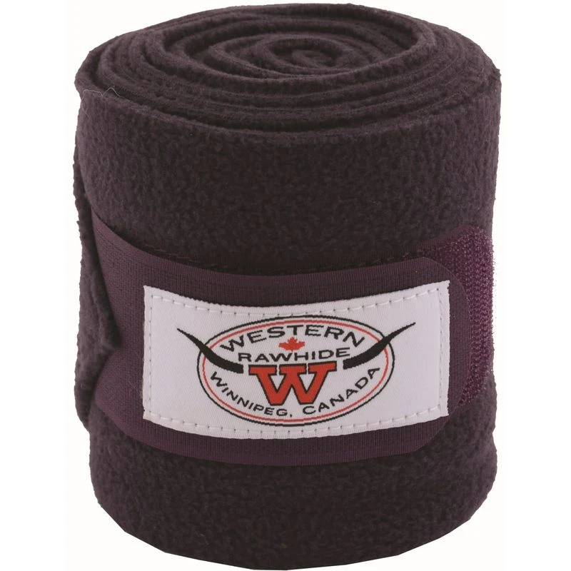 Western Rawhide Anti-Pilling Polo Wraps - Purple 3 Western Rawhide Anti-Pilling Polo Wraps - Purple