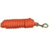 Western Rawhide 10' Poly Lead W/Brass Plated Snap - Burnt Orange -Best Equestrian Supplies 360833 800 800
