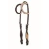 Western Rawhide Country Legend Rough Out And Buckstitch Two Ear Headstall - Tan