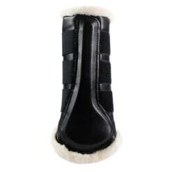 Horze Wilton Fleece Lined Brushing Boots - Black -Best Equestrian Supplies 362020 800 800