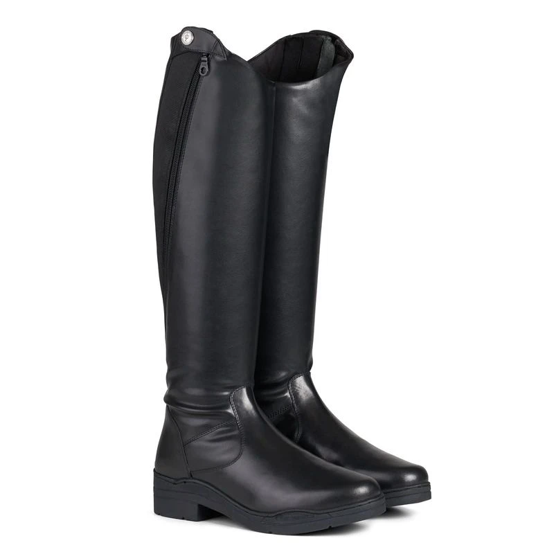 Horze Women's Hannover Tall Dress Boots - Black 3 Horze Women's Hannover Tall Dress Boots - Black