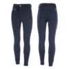Horze Kids' Active Full Seat Breeches - Peacoat Dark Blue -Best Equestrian Supplies 374998 800 800