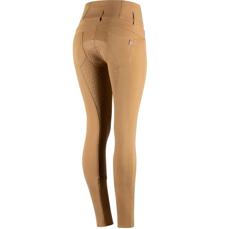 Horze Women's Tara Full Seat Breeches - Tobacco Brown 5 Horze Women's Tara Full Seat Breeches - Tobacco Brown - Image 3