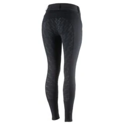 Horze Women's Mia Thermo Silicone Full Seat Breeches - Black 12 Horze Women's Mia Thermo Silicone Full Seat Breeches - Black -Best Equestrian Supplies 380159 800 800