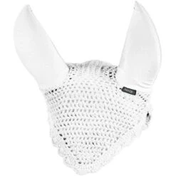 Horze Supreme Silent Ear Net - White