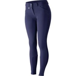 Horze Women's Grand Prix Knee Patch Breeches - Patriots Blue -Best Equestrian Supplies 382891 800 800