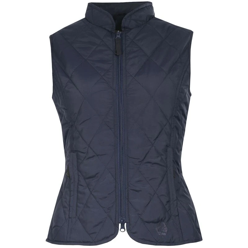 Horze Women's Classic Quilted Vest - Peacoat Dark Blue 3 Horze Women's Classic Quilted Vest - Peacoat Dark Blue