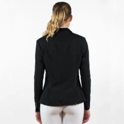 Horze Women's Yvonne Show Jacket - Black 9 Horze Women's Yvonne Show Jacket - Black -Best Equestrian Supplies 386439 800 800