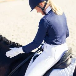 Horze Evelyn Breathable Gloves - White -Best Equestrian Supplies 388299 800 800