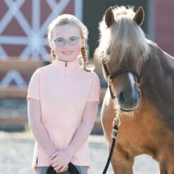 Irideon Kids' Air-Tech Short Sleeve Jersey - Radiant Peach