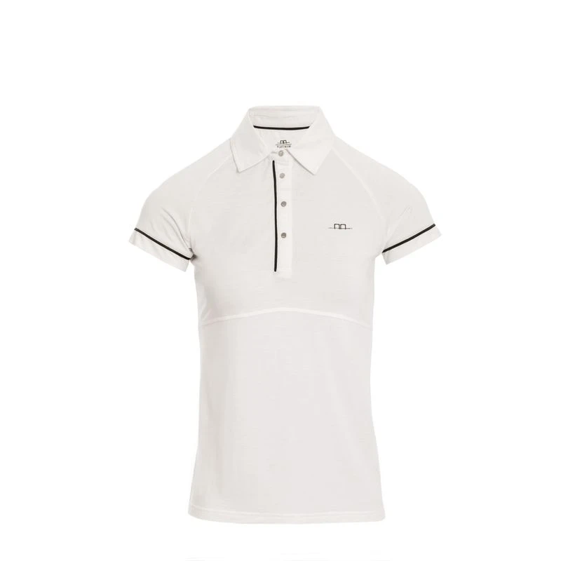 Horseware Women's Tonara Classic Bamboo Polo - White 3 Horseware Women's Tonara Classic Bamboo Polo - White