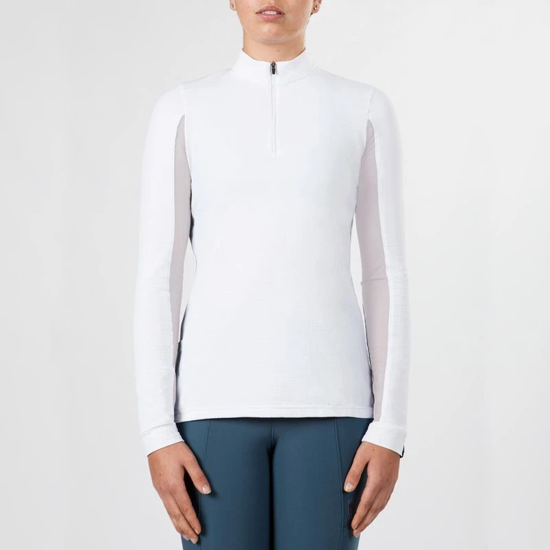 Irideon Women's CoolDown IceFil Long Sleeve Jersey - White 3 Irideon Women's CoolDown IceFil Long Sleeve Jersey - White