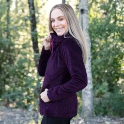 Irideon Women's Luxen Fleece Pull Over - Ice Berry -Best Equestrian Supplies 396835 800 800