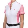 Romfh Women's Lace Signature Short Sleeve Show Shirt - White/Camilla -Best Equestrian Supplies 399117 800 800