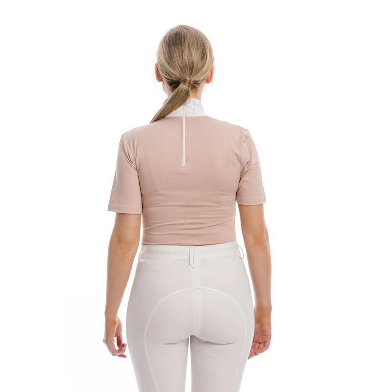 Horseware Women's Lisa Technical Short Sleeve Competition Top - Blush 5 Horseware Women's Lisa Technical Short Sleeve Competition Top - Blush - Image 3