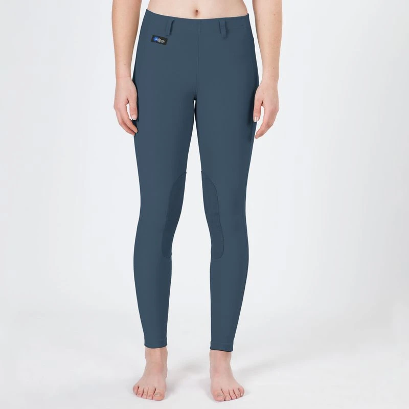 Irideon Women's Cadence Classic Knee Patch Breeches - Chambray 3 Irideon Women's Cadence Classic Knee Patch Breeches - Chambray
