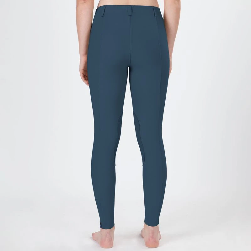 Irideon Women's Cadence Classic Knee Patch Breeches - Chambray 6 Irideon Women's Cadence Classic Knee Patch Breeches - Chambray - Image 4