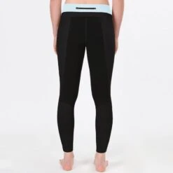 Irideon Women's Synergy Full Seat Tights - Black/Energy Blue -Best Equestrian Supplies 403305 800 800