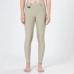 Irideon Women's Cadence Classic Knee Patch Breeches - Classic Tan