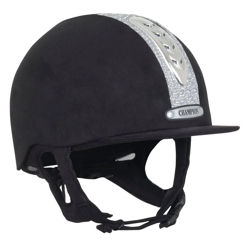 Champion X-Air Dazzle Plus Helmet - Black/Silver Sparkle 3 Champion X-Air Dazzle Plus Helmet - Black/Silver Sparkle