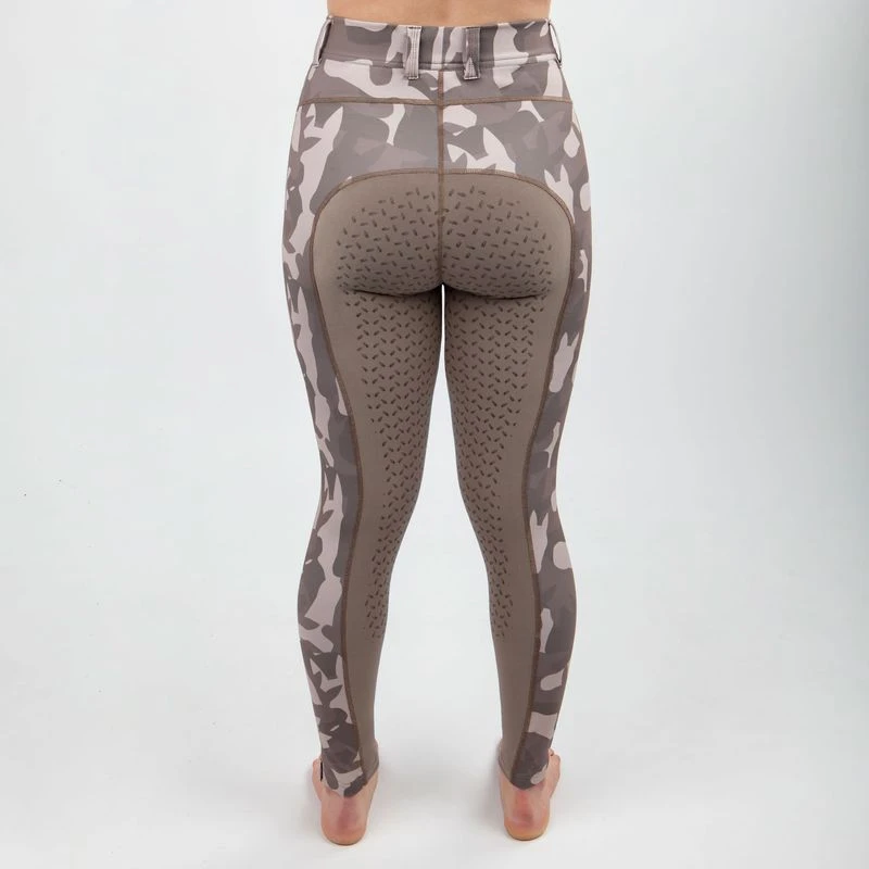 Irideon Women's Horsehead Camo Full Seat Tights - Brindle 5 Irideon Women's Horsehead Camo Full Seat Tights - Brindle - Image 3
