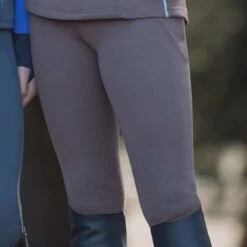 Irideon Kids' Himalayer Capriole Knee Patch Tights - Dark Taupe 9 Irideon Kids' Himalayer Capriole Knee Patch Tights - Dark Taupe -Best Equestrian Supplies 408088 800 800