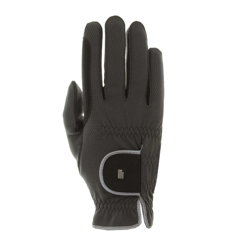 Roeckl Malta Winter Riding Gloves - Anthracite/Silver 3 Roeckl Malta Winter Riding Gloves - Anthracite/Silver