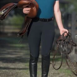 Irideon Women's Cadence Elite Rival Full Seat Breeches - Black -Best Equestrian Supplies 409449 800 800