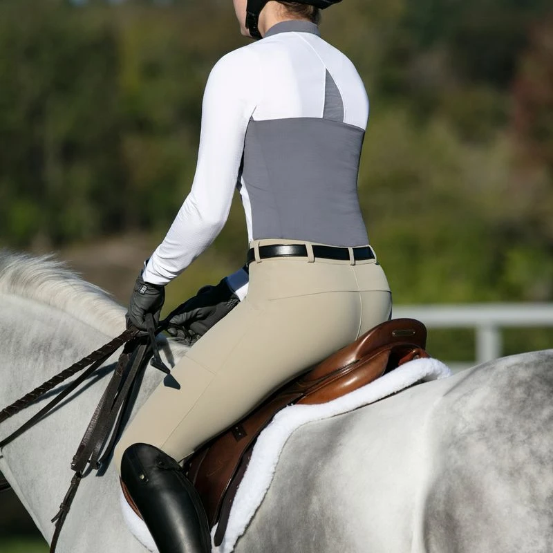 Irideon Women's Ciara IceFil Show Shirt - White/Dove Grey 4 Irideon Women's Ciara IceFil Show Shirt - White/Dove Grey - Image 2