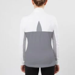 Irideon Women's Ciara IceFil Show Shirt - White/Dove Grey 7 Irideon Women's Ciara IceFil Show Shirt - White/Dove Grey -Best Equestrian Supplies 412075 800 800