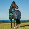 Weatherbeeta Green-Tec 900D Detach-a-Neck Lite Plus - Black/Bottle Green -Best Equestrian Supplies 414212 800 800