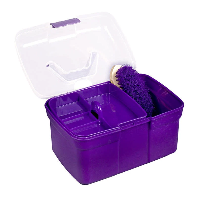 Horze Junior Grooming Box - Purple 3 Horze Junior Grooming Box - Purple
