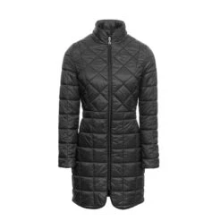 Alessandro Albanese Women's Insula Quilted Long Coat - Black
