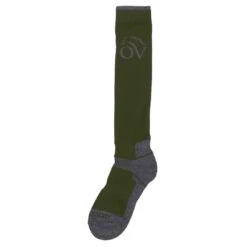 Ovation Women's Tech Merino Wool Knee High Socks - Olive/Grey