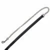 Aramas Double Raised Lead W/Nickle Plated Brass Chain - Black -Best Equestrian Supplies 422119 800 800
