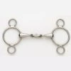 Ovation Peanut Link 2-Ring Gag - Stainless Steel -Best Equestrian Supplies 429111 800 800