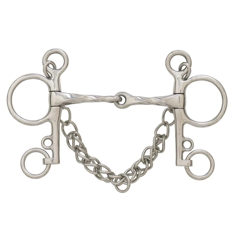 Centaur Slow Twist Pelham - Stainless Steel 3 Centaur Slow Twist Pelham - Stainless Steel