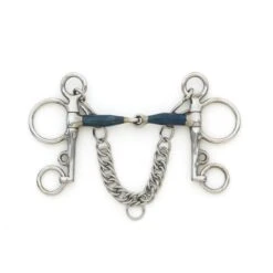 Centaur Jointed Tom Thumb Pelham - Blue Steel