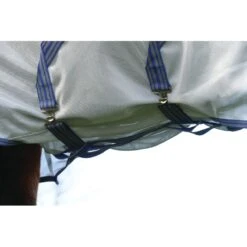 Weatherbeeta Comfitec Airflow II Detach A Neck Fly Sheet - Grey/Blue/Grey -Best Equestrian Supplies 430351 800 800