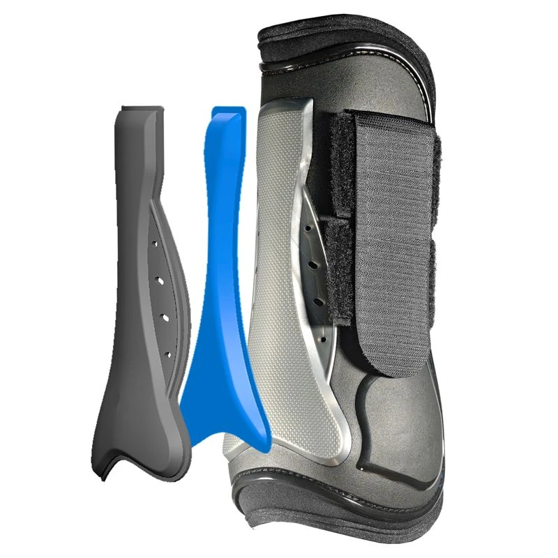 Equine Innovations Air Shock Jumping Boots - Black/Pearl 5 Equine Innovations Air Shock Jumping Boots - Black/Pearl - Image 3